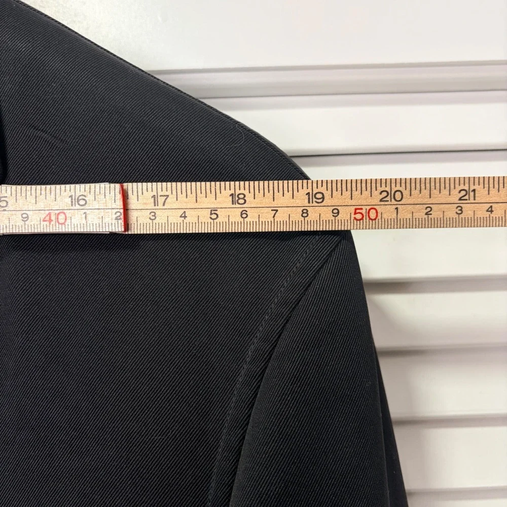 Tommy Bahama L Island‎ Soft Black 100% Silk 3-Button Blazer Jacket